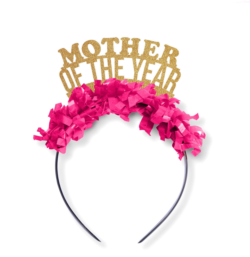 Mother of The Year Mother's Day Headband Crown