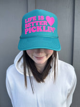 Load image into Gallery viewer, Life is Better Picklin&#39;- Jade Trucker Hat
