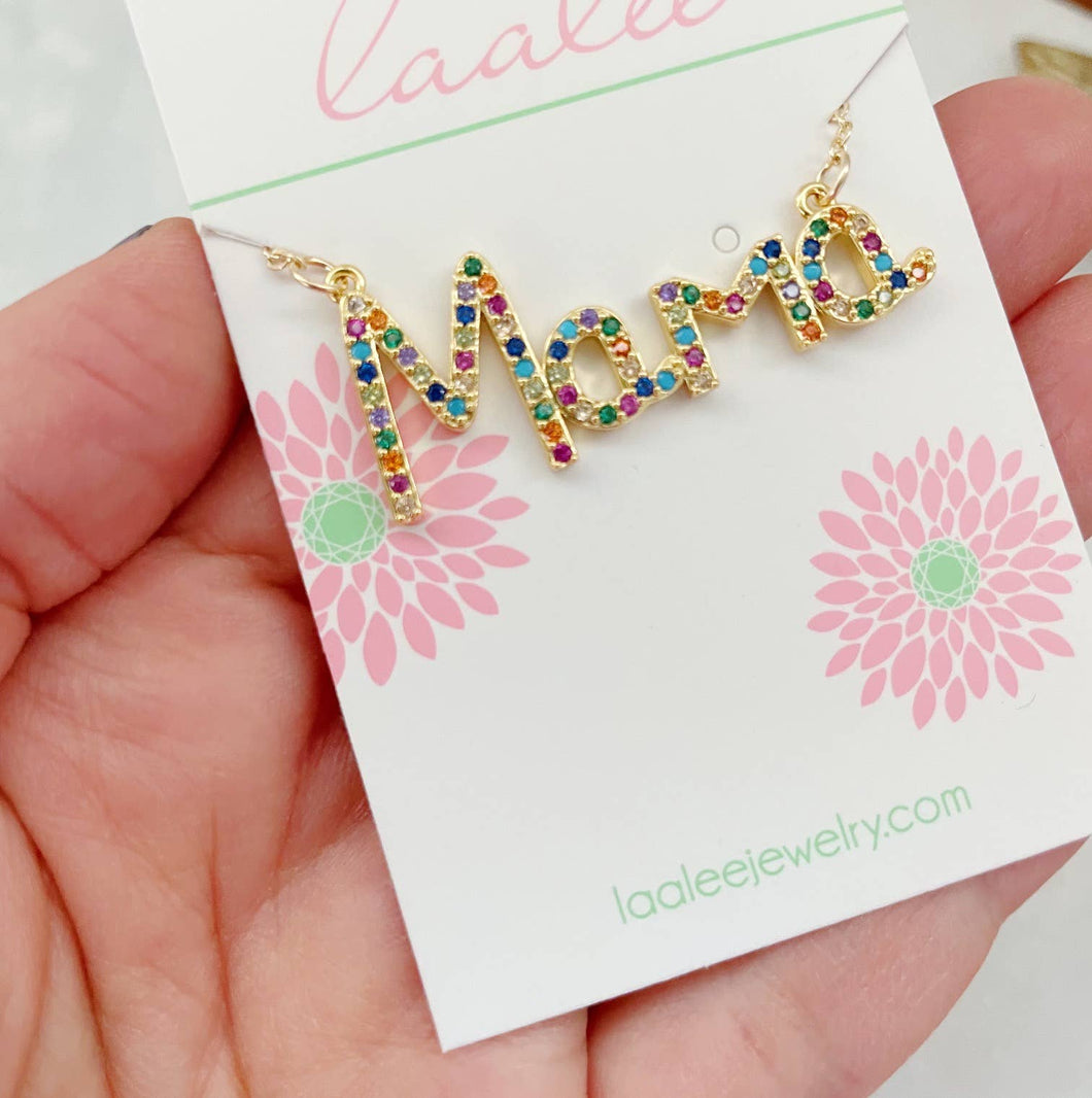 Colorful Mama Necklace: 18 inch