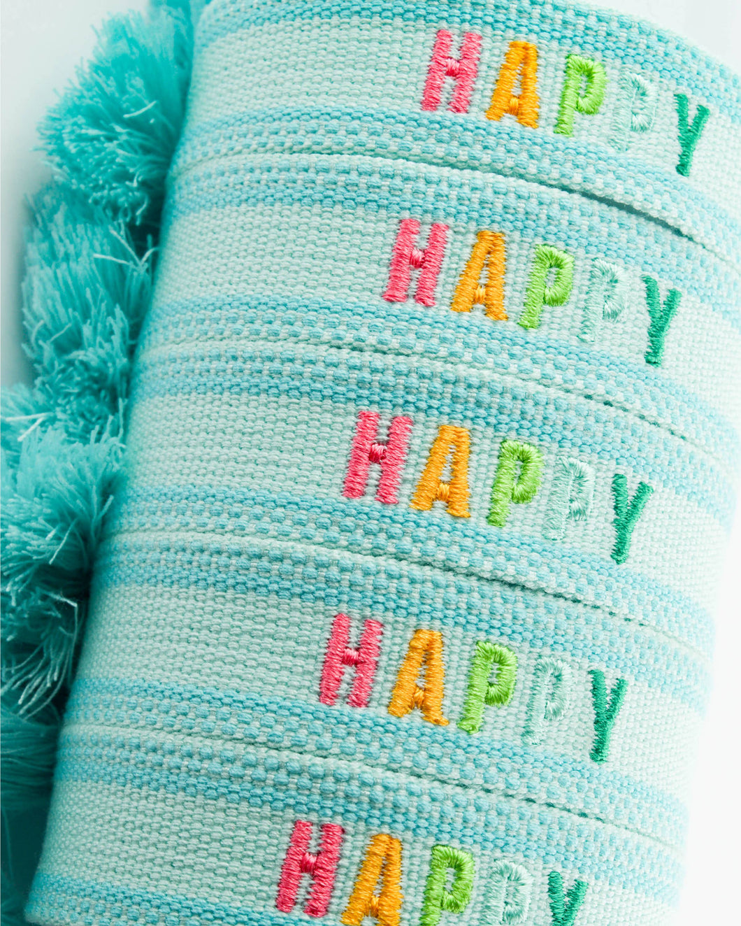 Happy Mint Colorful Embroidered Bracelets