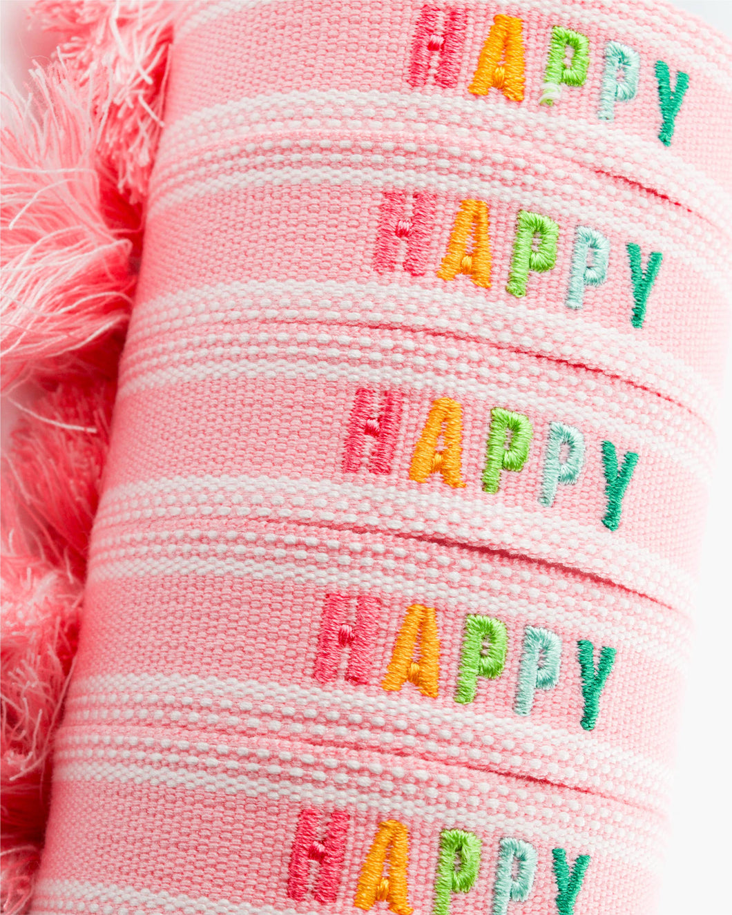 Happy Embroidered Bracelets