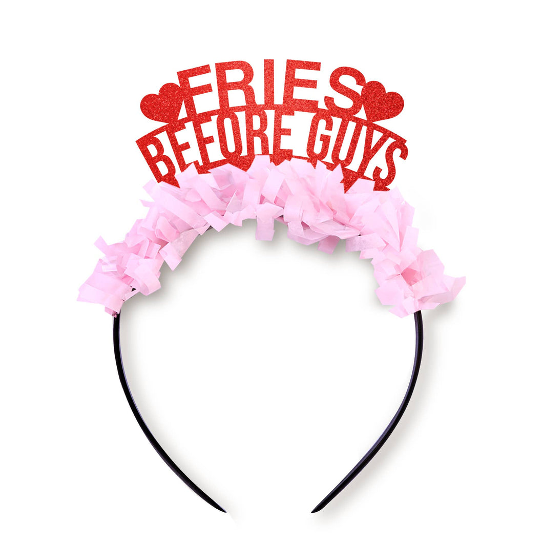 Fries Before Guys Valentines Headband